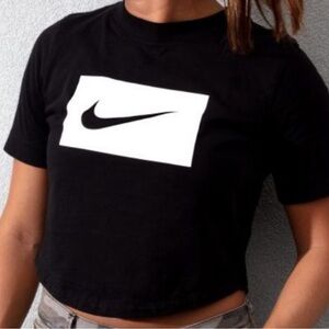 Nike Black Crop Top